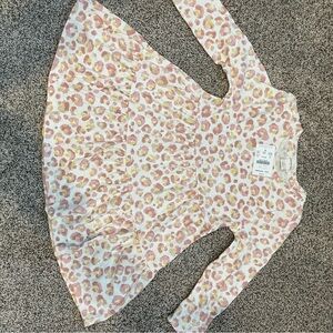 Crewcuts Floraly Cheeta-like print dress